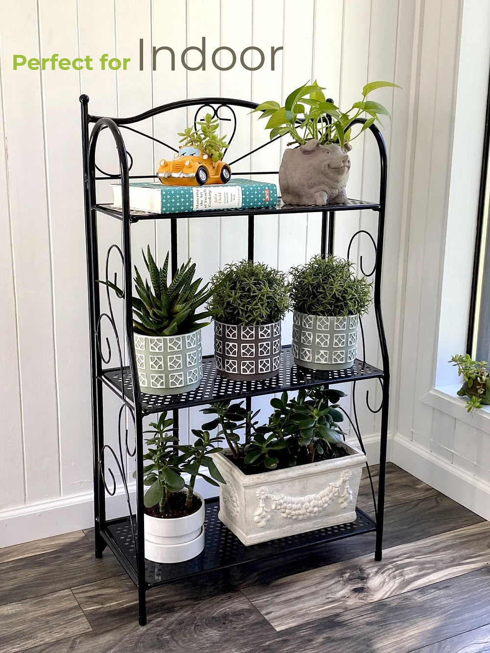 Multi-function Folding Plant Stand, No Assembly Required