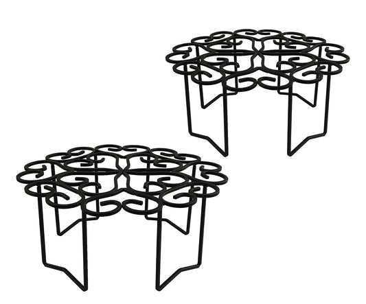 11.6-Inch x 5.9-Inch H Heavy Duty Metal Plant Stand, Set of 2