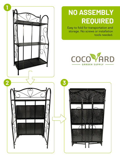 Multi-function Folding Plant Stand, No Assembly Required